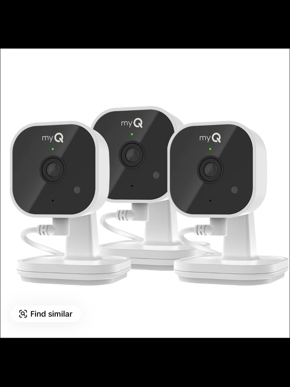 myQ Indoor Security Camera Trio - (3pack)